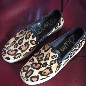 Sam Edelman Calf Hair Leopard shoes